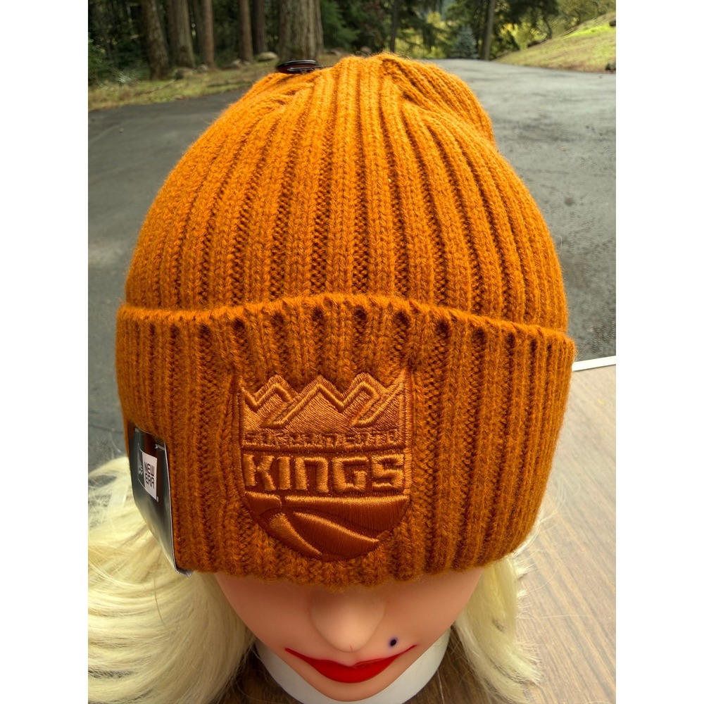 Sacramento Kings New Era Tonal Beanie Burnt Orange Cuffed Knit Hat OSFM NWT